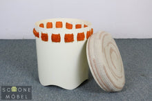 Load image into Gallery viewer, Hübscher Emsa 70er Jahre Retro Wäschekorb Vintage Korb Mid Century Aufbewahrung