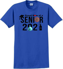 Load image into Gallery viewer, Proud mom of a 2021 Senior - T-Shirt Sizes Sm-5xl