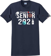 Load image into Gallery viewer, Proud mom of a 2021 Senior - T-Shirt Sizes Sm-5xl