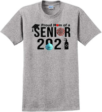 Load image into Gallery viewer, Proud mom of a 2021 Senior - T-Shirt Sizes Sm-5xl