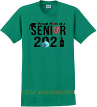 Load image into Gallery viewer, Proud mom of a 2021 Senior - T-Shirt Sizes Sm-5xl