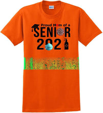 Load image into Gallery viewer, Proud mom of a 2021 Senior - T-Shirt Sizes Sm-5xl