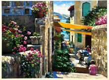 Load image into Gallery viewer, "Seaside" By, Howard Behrens, Framed Print, 28"x36"