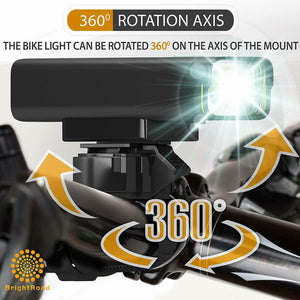 Light Led Bike Bicycle Rechargeable Rear Front USB Cycling Headlight Waterpro0