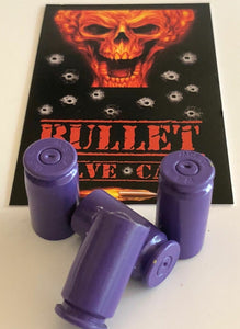 4 Bullet Valve Caps...40 Cal....TPMS Safe... Authentic.. + Decal