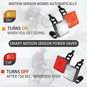 Light Led Bike Bicycle Rechargeable Rear Front USB Cycling Headlight Waterproof