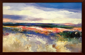"Meadow Beach" By, Marlene Lenker, Framed Print, 27"x41"