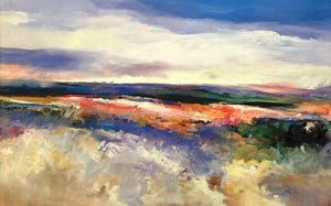"Meadow Beach" By, Marlene Lenker, Framed Print, 27"x41"